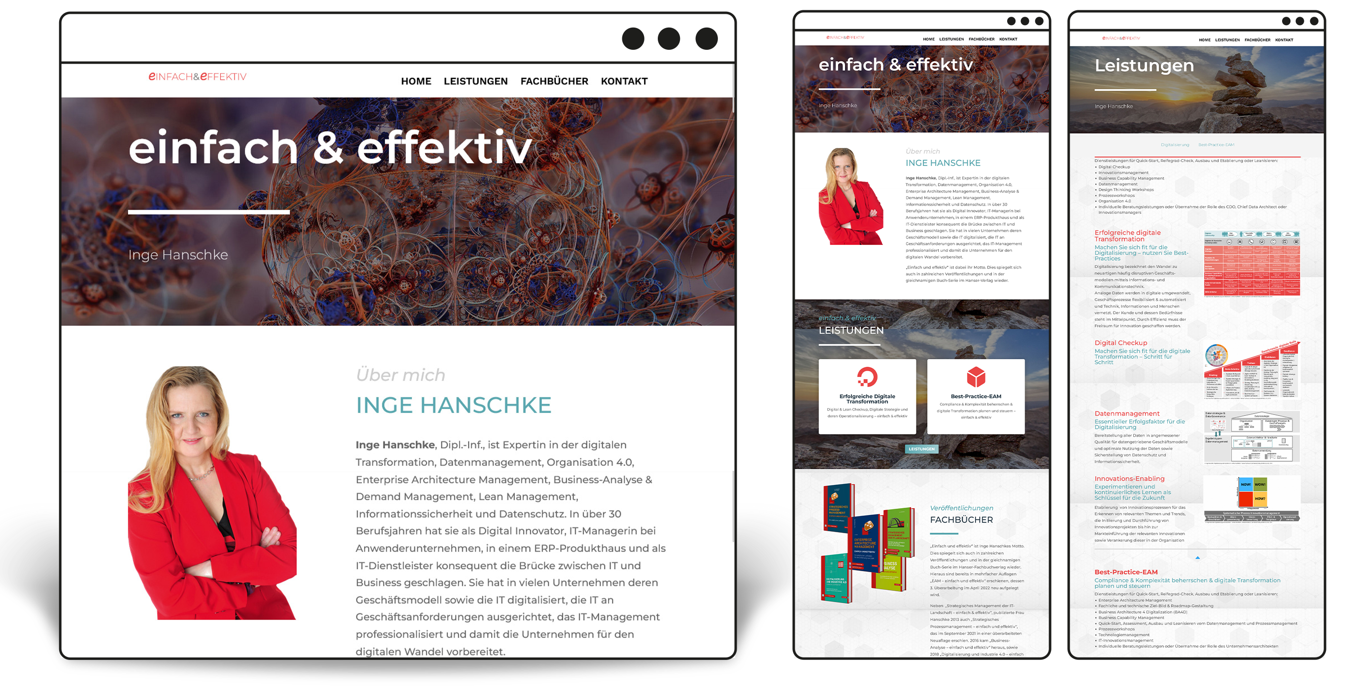 Homepage "einfach & effektiv" Inge Hanschke
