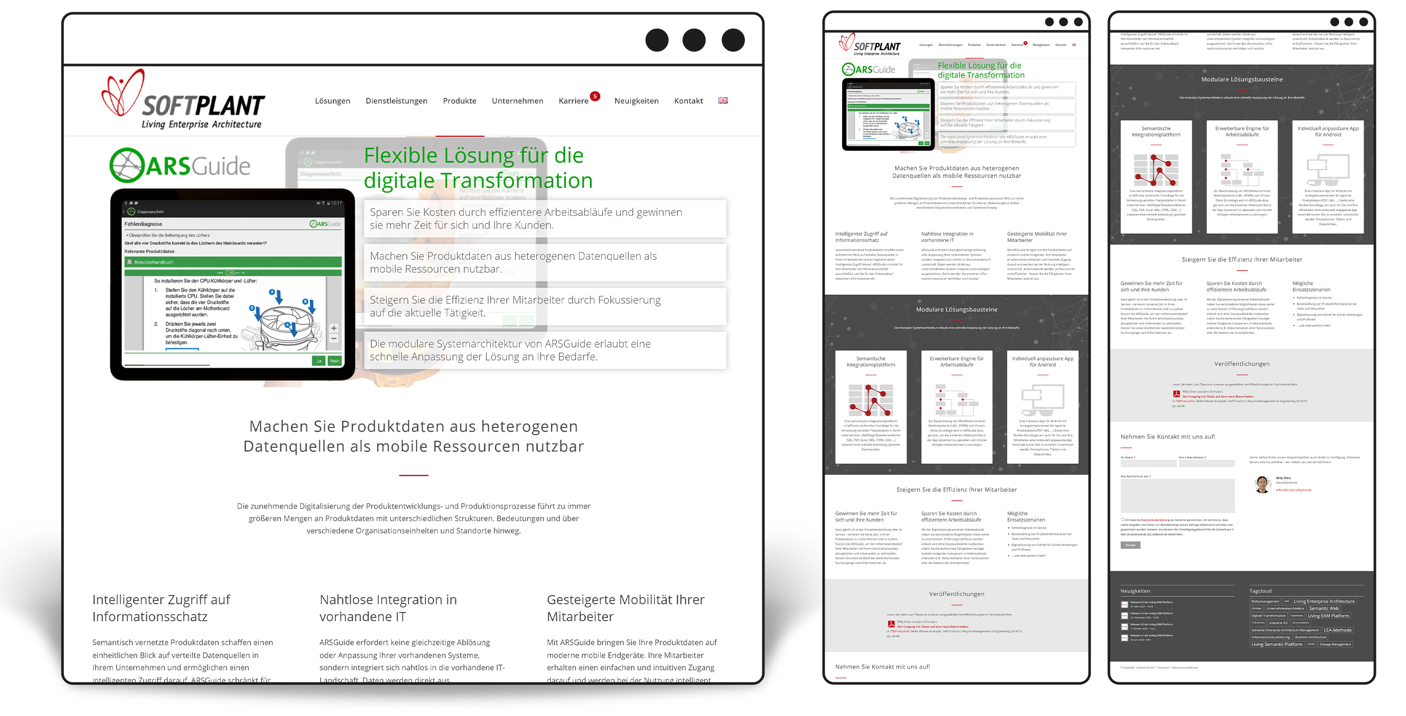 Produkt-Microsite ARSGuide