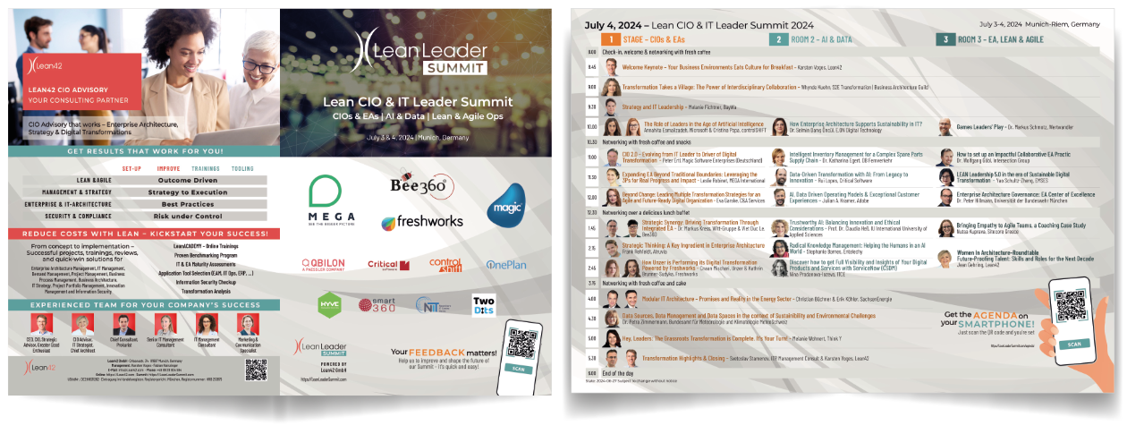 Flyer Programm Lean Leader Summit 2024