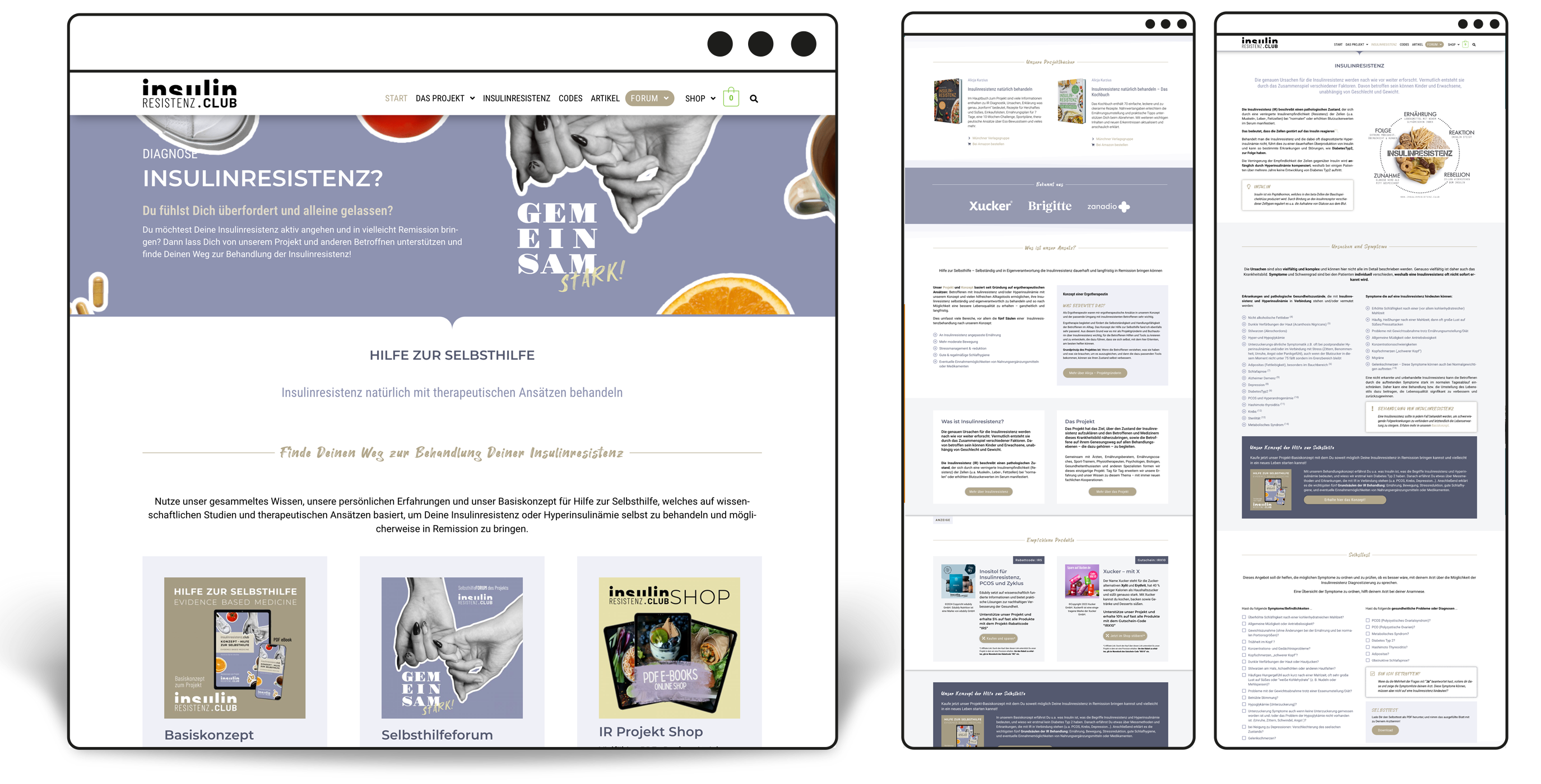 Projekthomepage Insulinresistenz.club