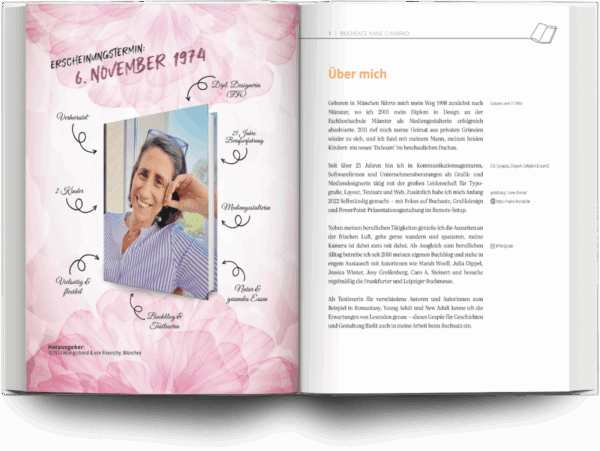Mockup Buchsatz Fachbuch mit Marginalspalte